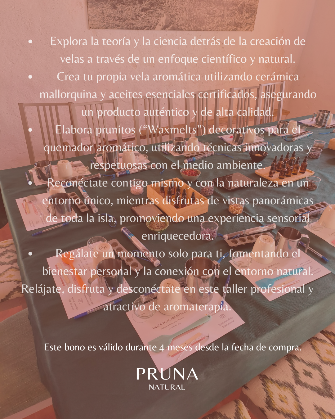 Bono Regalo | Taller Formulación Velas aromáticas - Imagen 2