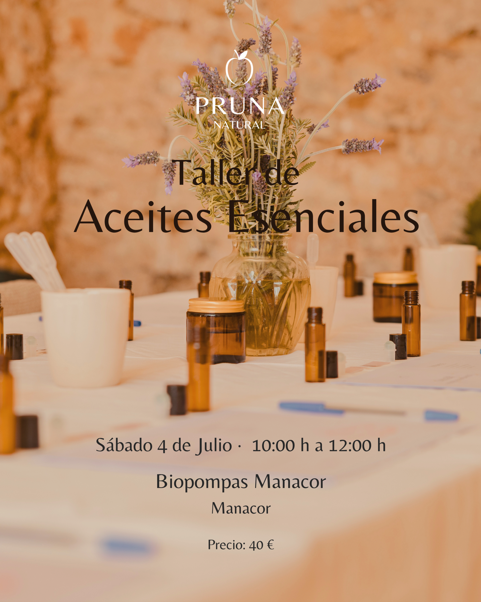 Taller Aceites Esenciales - Sábado 4 Julio 2026