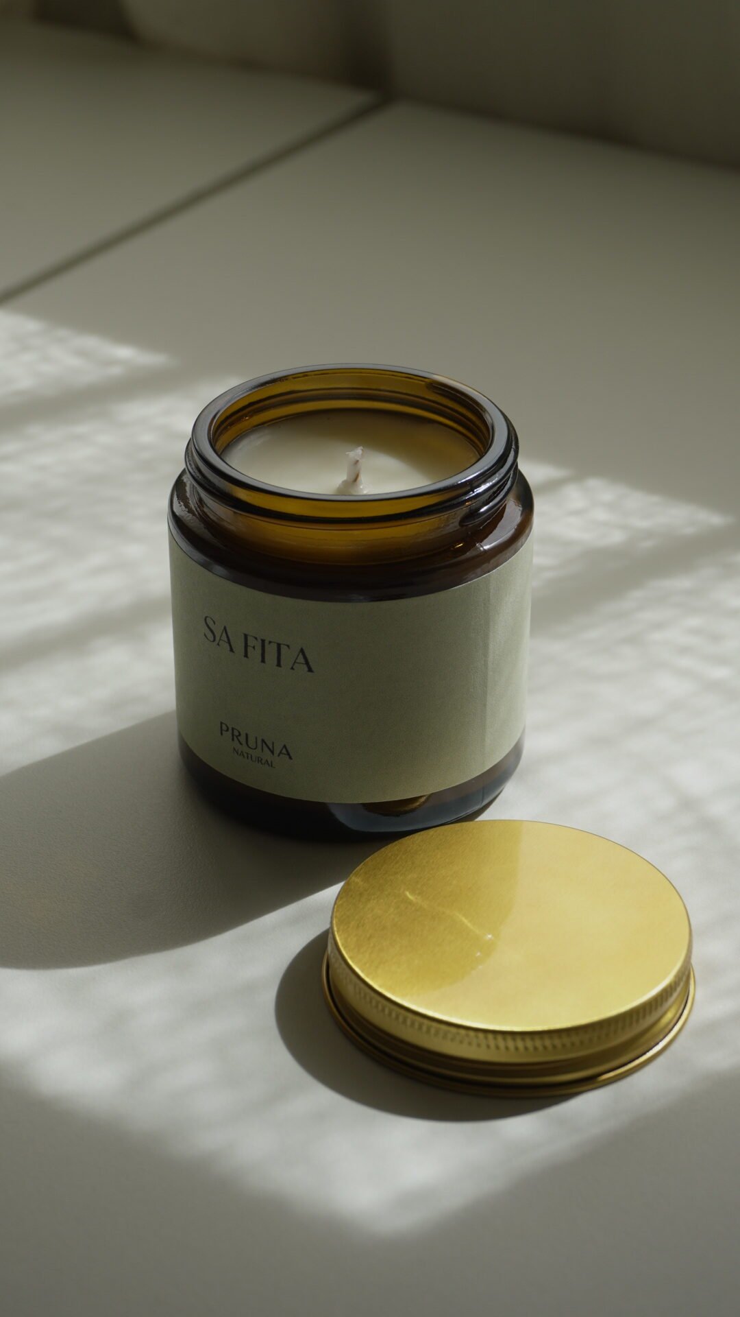Vela aromática SA FITA de PRUNA NATURAL